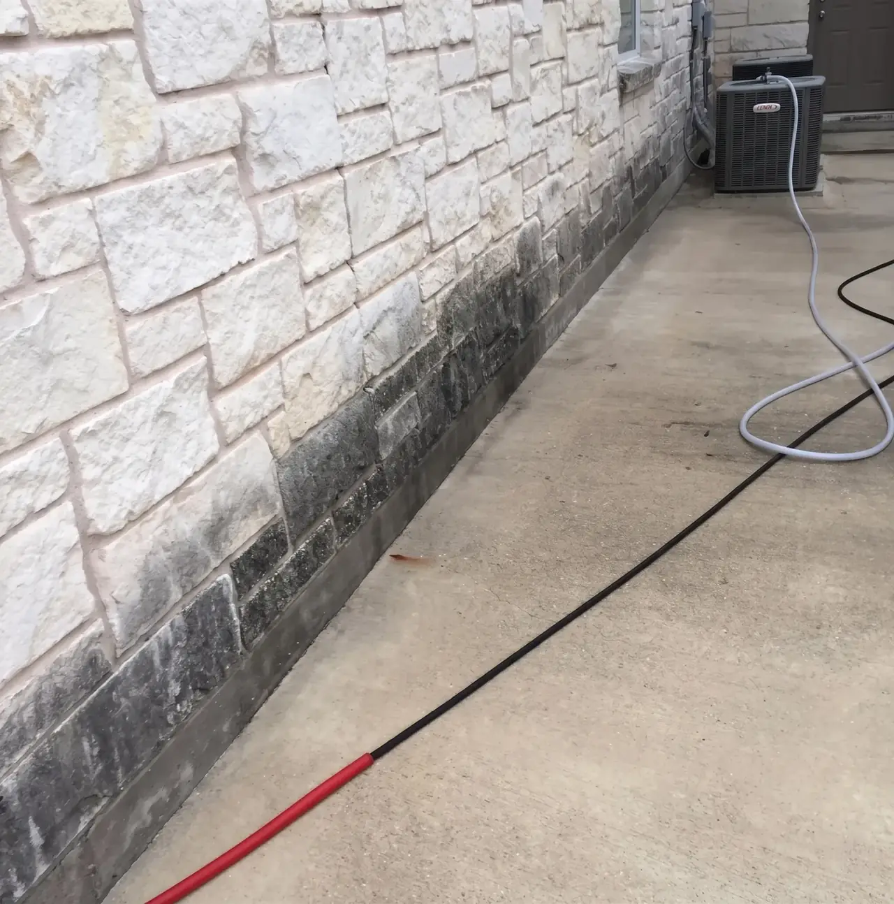 Stone & masonry restoration — before