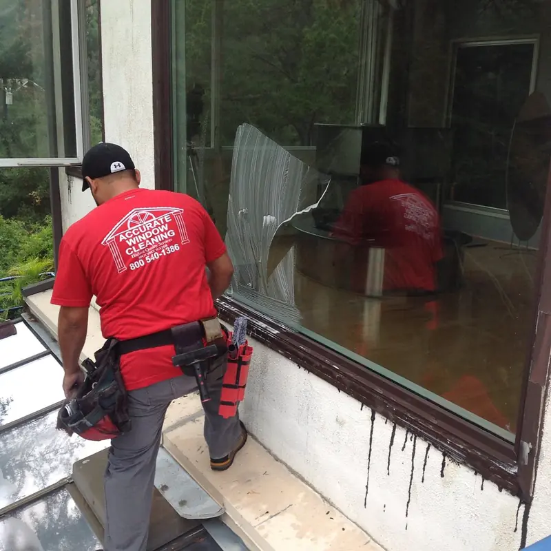 Residential window cleaning